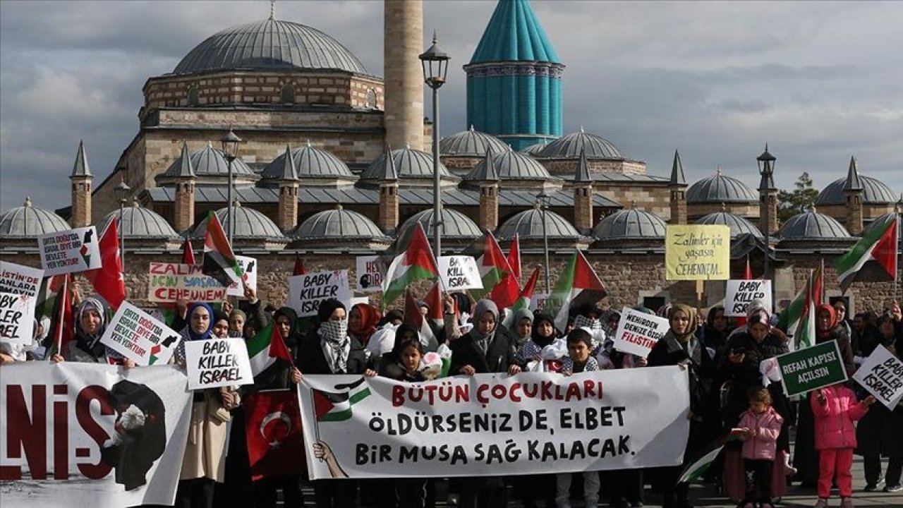 Edirne Ve Tekirdağ'da İsrail Protesto Edildi