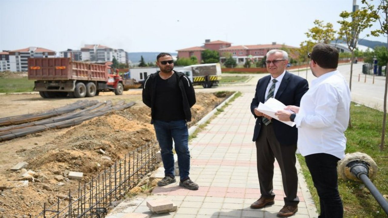Başkan Helvacıoğlu Trafik Eğitim Parkını İnceledi