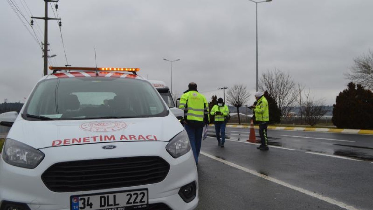 Şehirler Arası Otobüslerin Denetimi Yapıldı