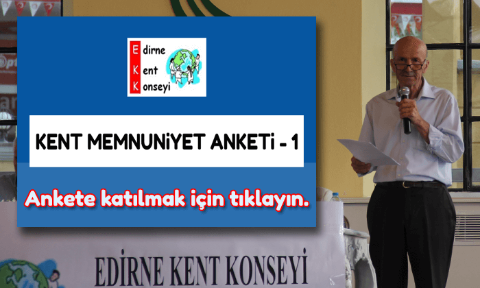 Kent Memnuniyet Anketi'ne katılın