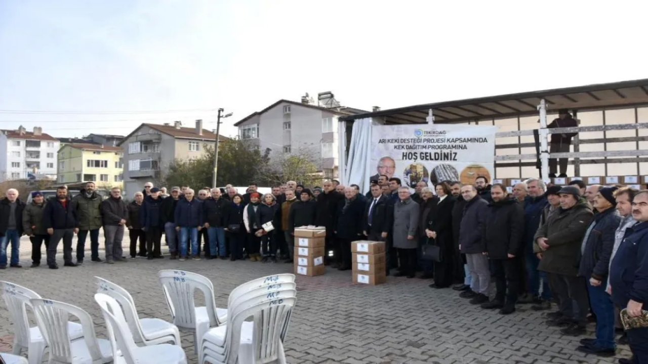 Tekirdağ'da 508 Yetiştiriciye 91 Ton 440 Kilogram Arı Keki Düzenlendi