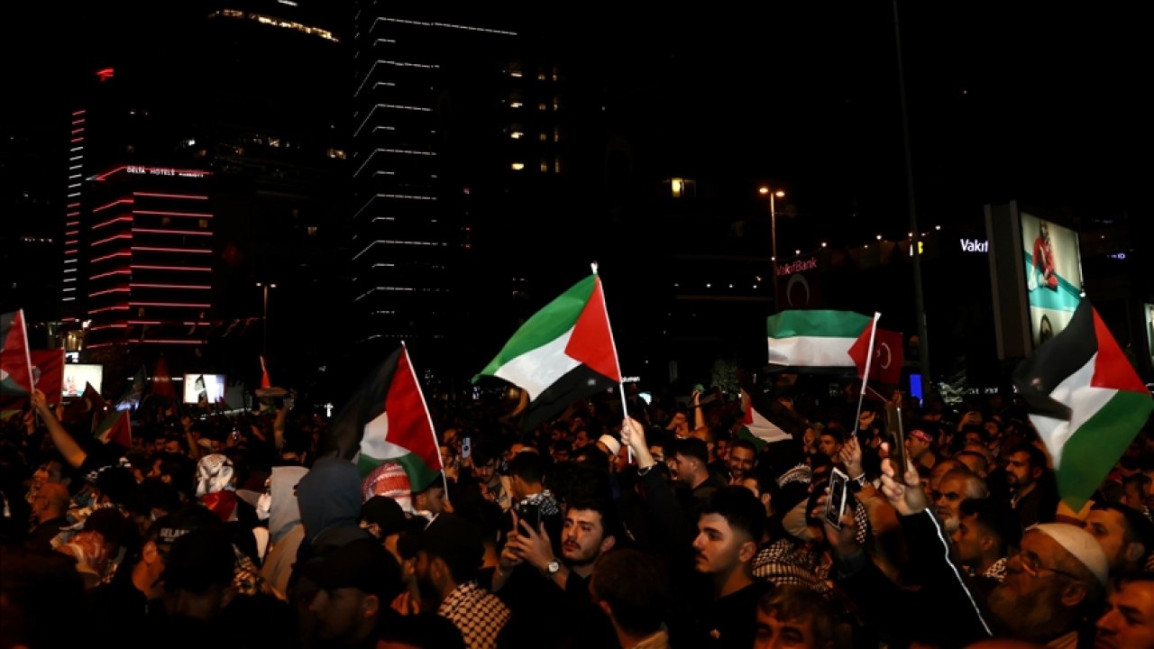 Trakya'da İsrail'in Gazze'ye Yönelik Saldırıları Ve Terör Protesto Edildi