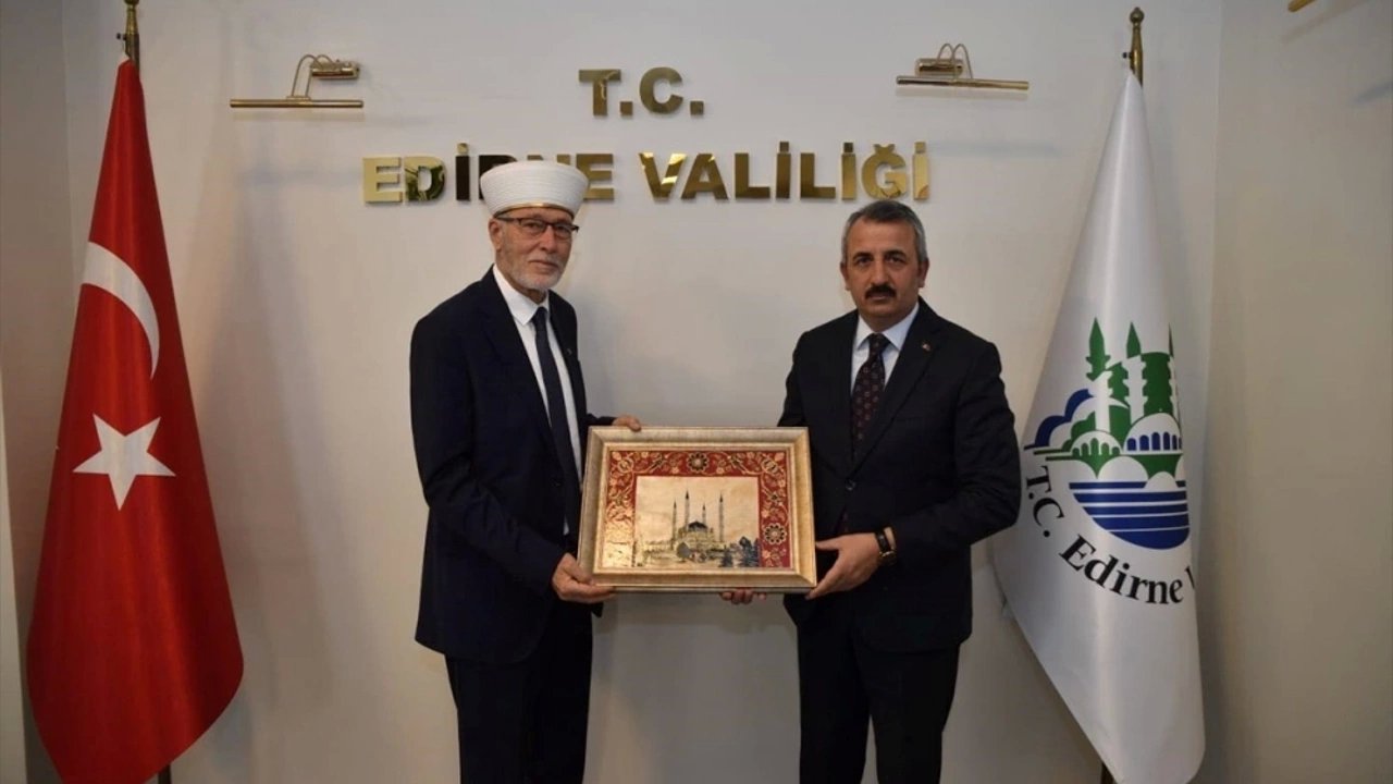 Edirne Valisi Sezer'e Ziyaretler Yapıldı