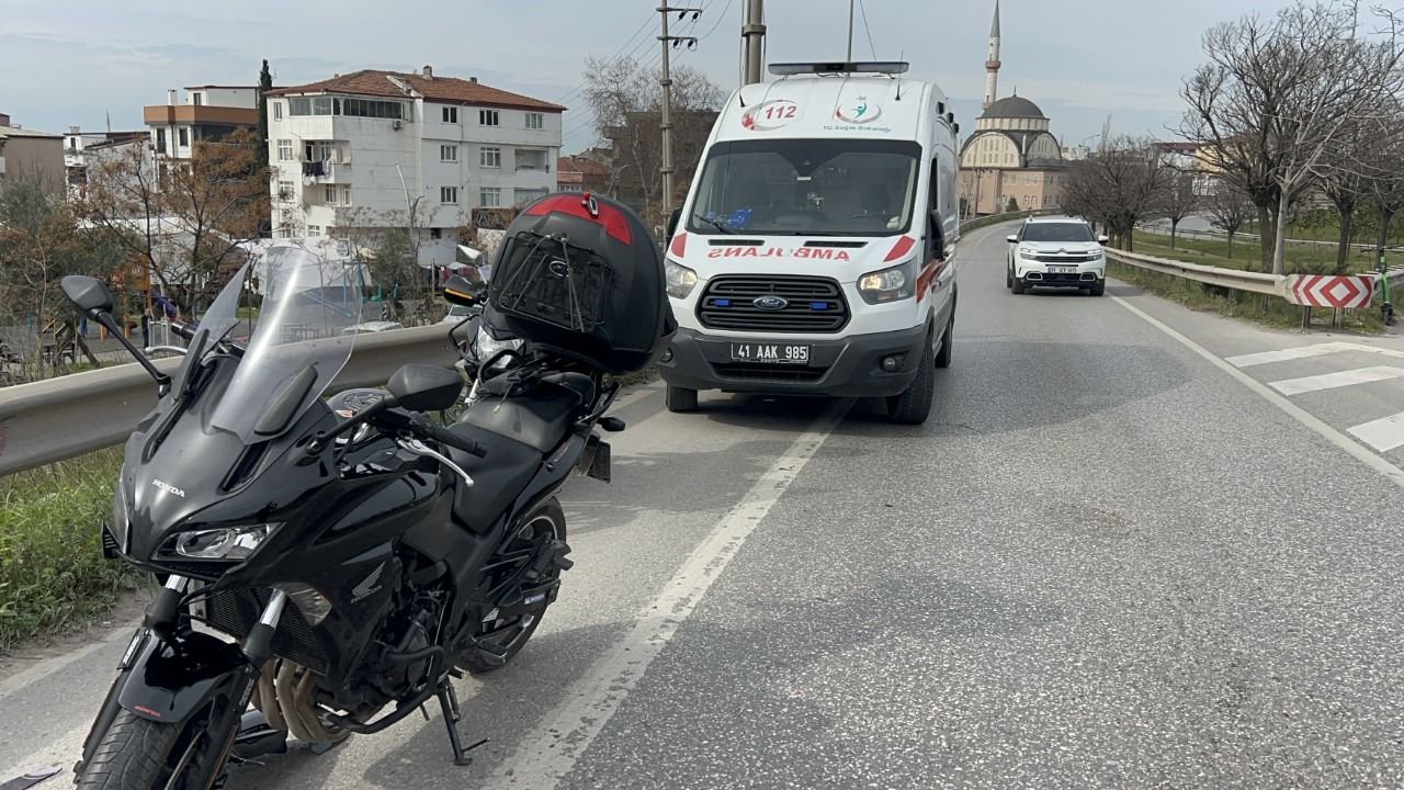 Motosikletin Çarptığı Kadın Yaralandı