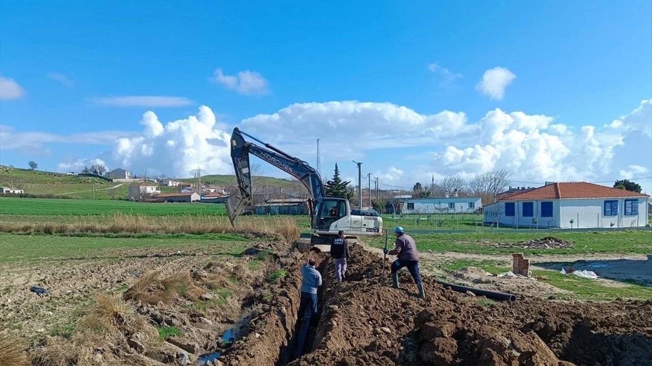 Edirne İl Özel İdaresinin Köylerdeki Yatırımları Sürüyor