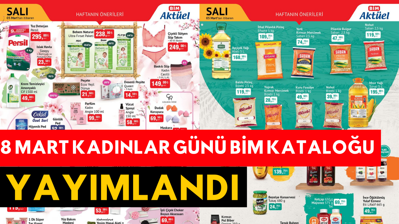 5 Mart Salı günü BİM’e sürpriz indirimler geliyor! İşte BİM aktüel ürünler kataloğu!