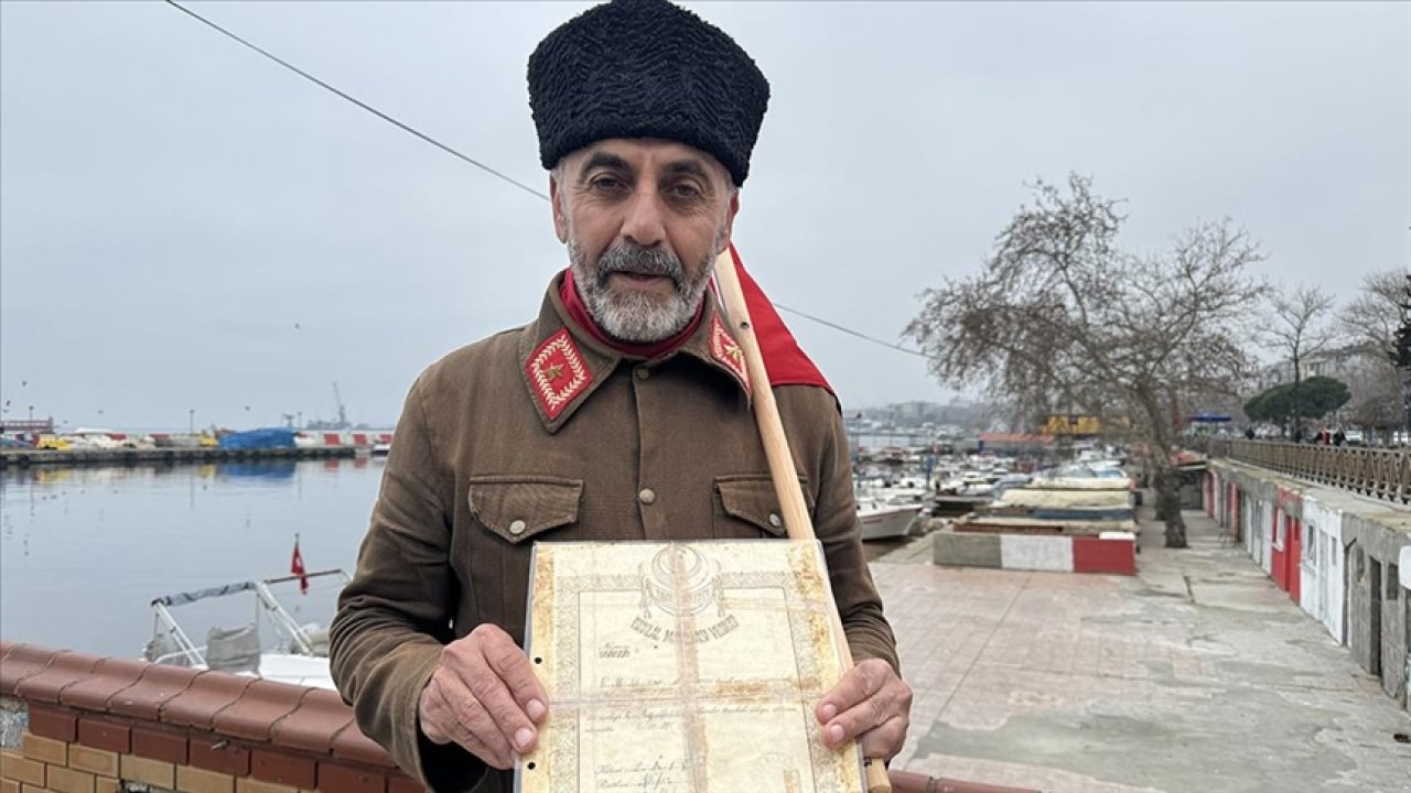 Gazi Torunu Saffet Gümüş Şehitlerin Anısına İstanbul'dan Çanakkale'ye Yürüyor