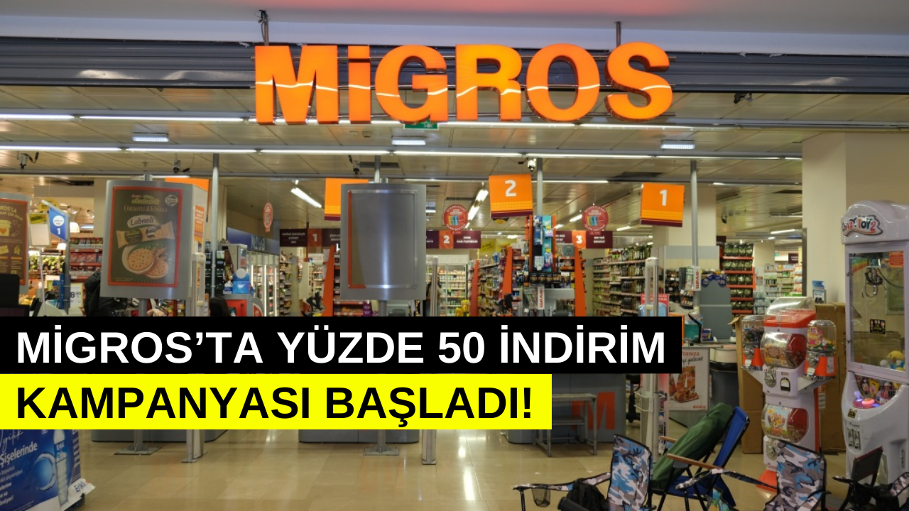 Migros’tan yeni indirim kampanyası! Ayçiçek yağı, un, şeker ve çayda dev indirim! Tüm çikolatalarda bir alana bir bedava!