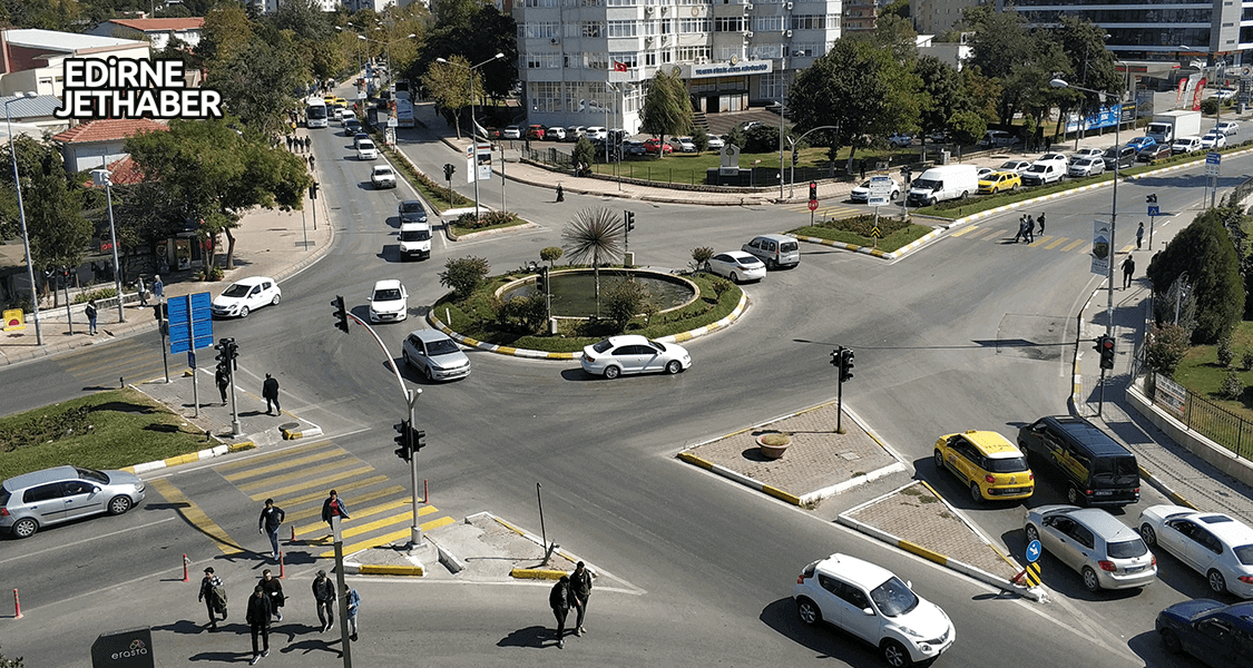 Edirne'de trafiğe kayıtlı araç sayısı arttı