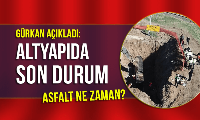 Altyapıda son durum