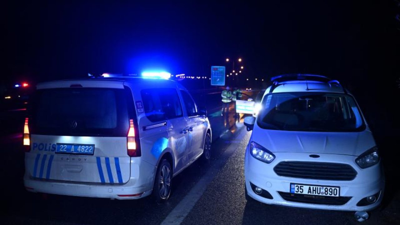 Edirne'de Polisin Dur İhtarına Uymayan Araçtan Düzensiz Göçmenler Çıktı