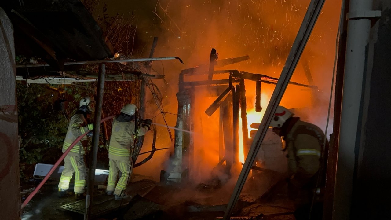 Tekirdağ'daki İş Yerinde Korkutan Yangın