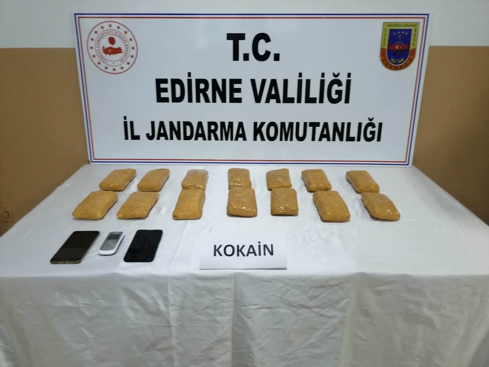 7 kilo kokain ele geçirildi