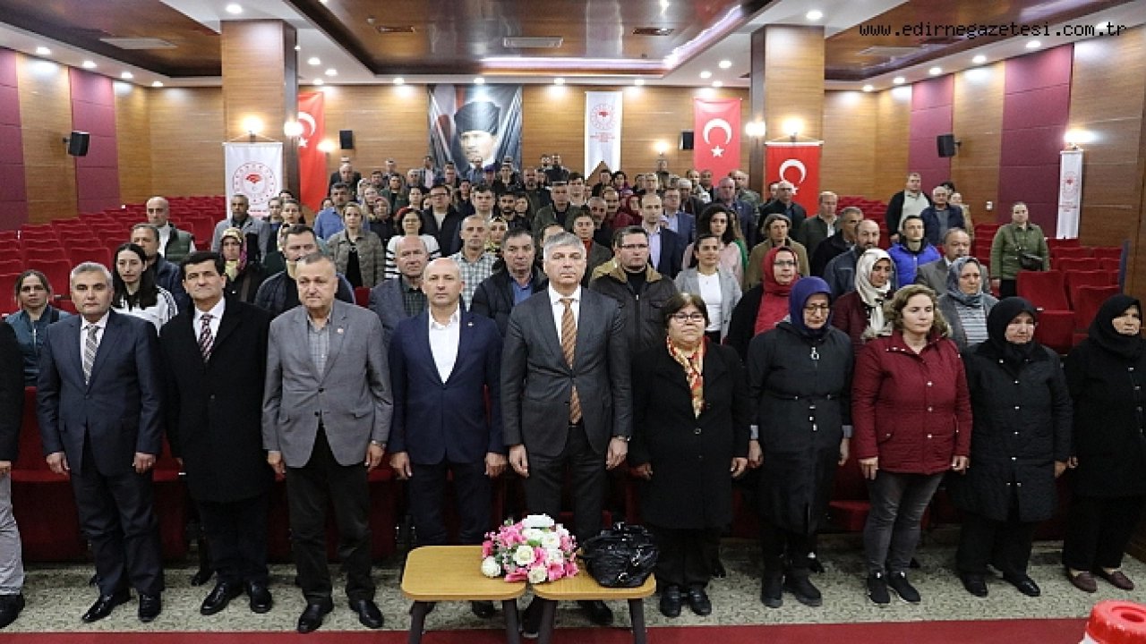 Edirne'de Süt Hijyeni Ve Buzağı Bakımıyla İlgili Eğitim Toplantısı Yapıldı