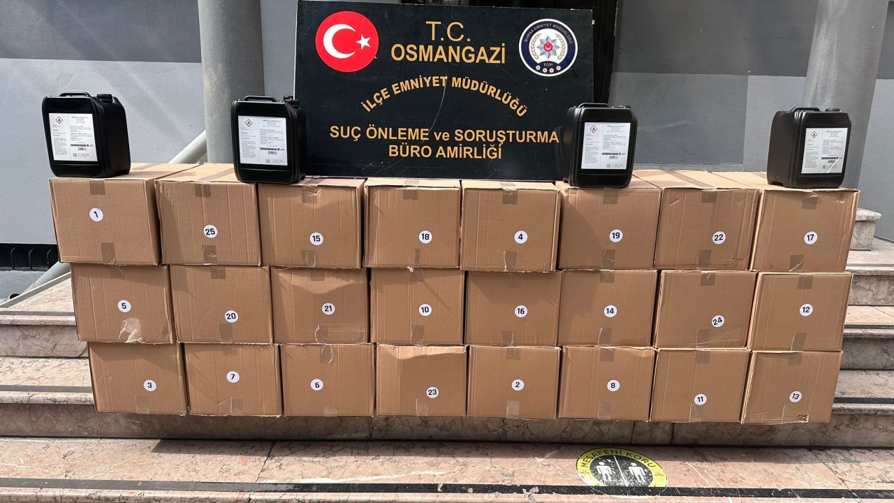 Halkı Zehirleyeceklerdi! 500 Litre Etil Alkol Ele Geçirildi