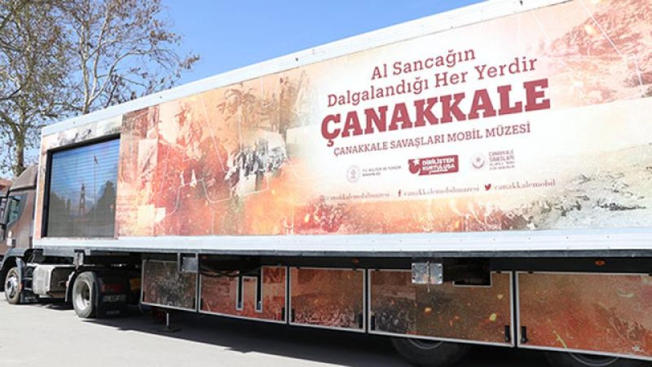 Tekirdağ'da Çanakkale Savaşları Mobil Müzesi Ziyaret Ediliyor
