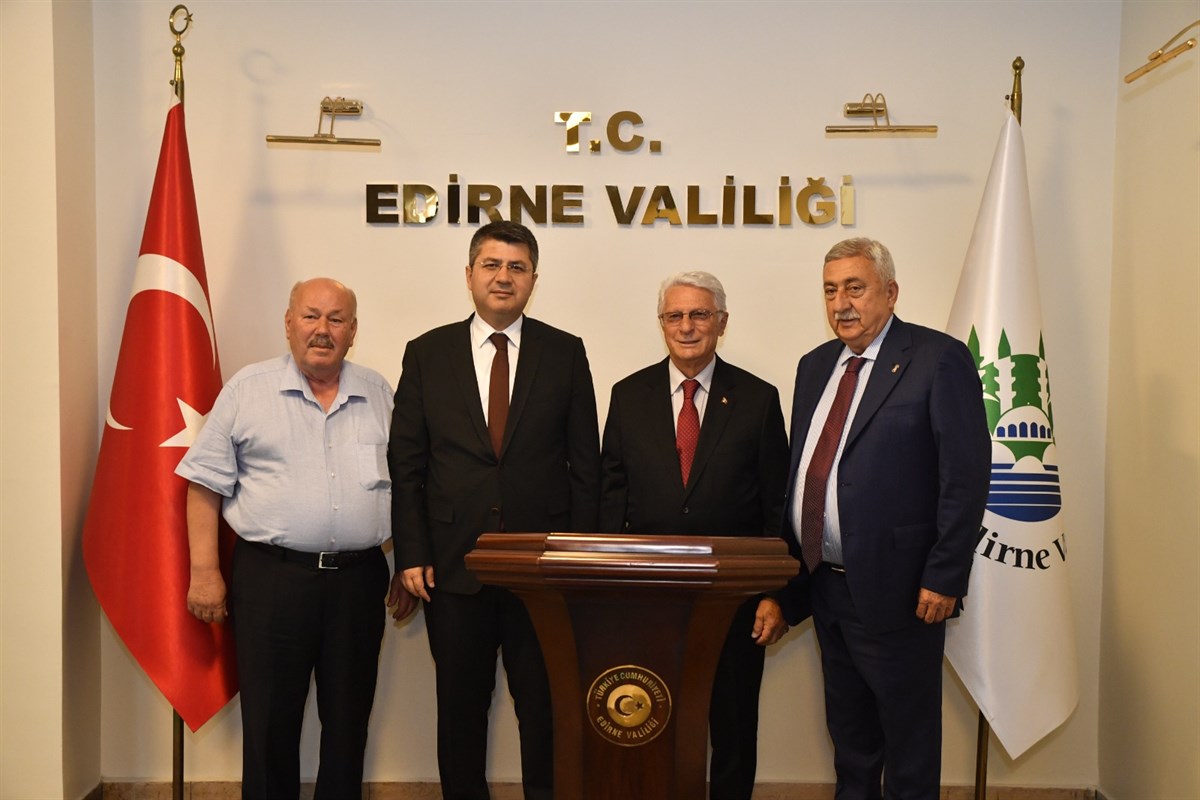 TESK Başkanı Bendevi Palandöken Edirne Valisini Ziyaret Etti