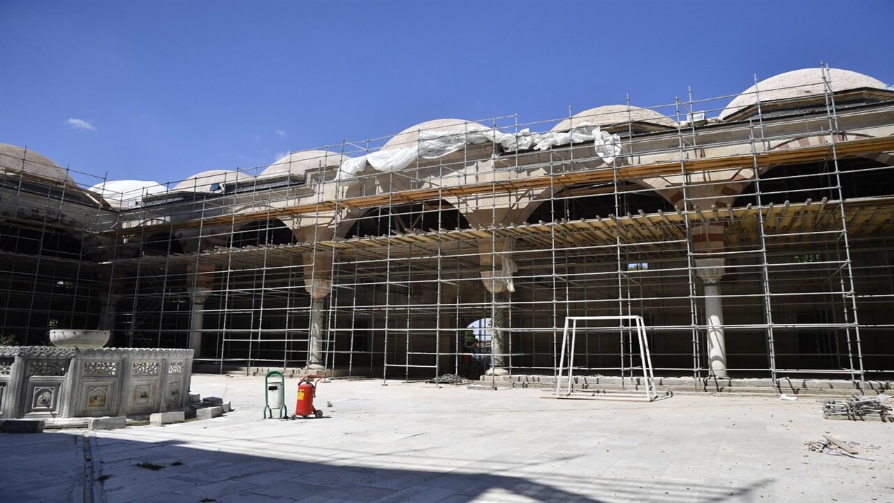 Selimiye Camii'de Restorasyon Çalışmaları Devam Ediyor