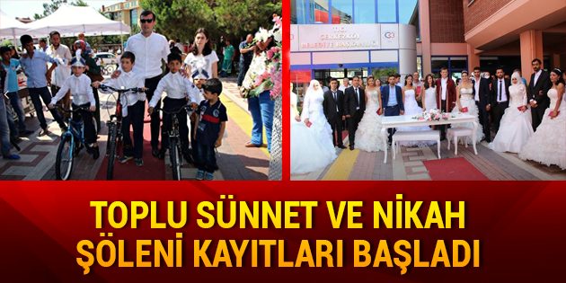 Toplu Sünnet ve Nikah Şöleni Kayıtları Başladı