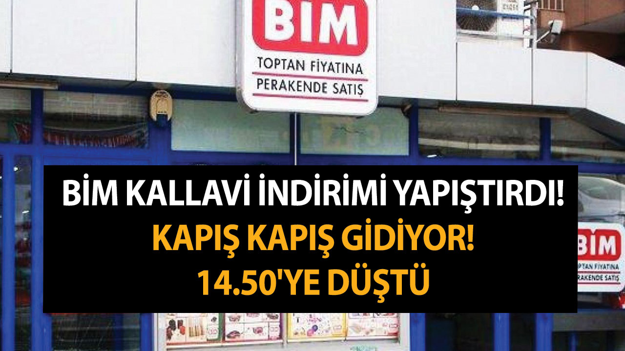 BİM kallavi indirimi yapıştırdı! Kapış kapış gidiyor! 14.50'ye düştü