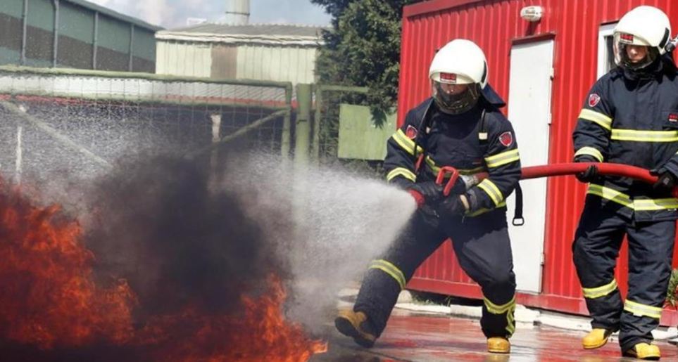 Keşan'daki Okullarda Yangın Tatbikatı Yapıldı