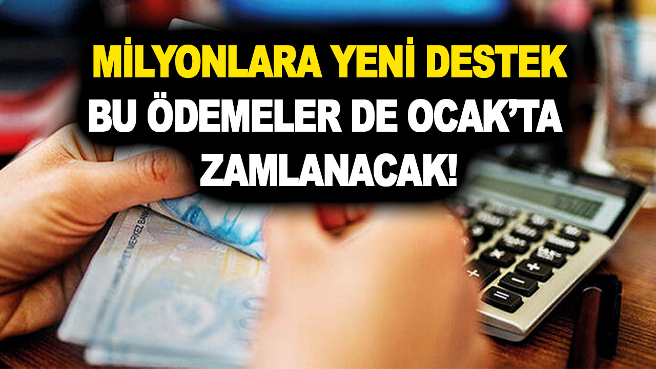 Evde bakım aylığı, 65 yaş aylığı, engelli aylığı, çocuk desteği 2023 Ocak zammı açıklandı