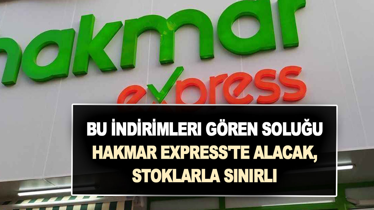 Hakmar Express'te yapılan bu indirimi abi, kardeşe yapmaz dediler sıraya girdiler