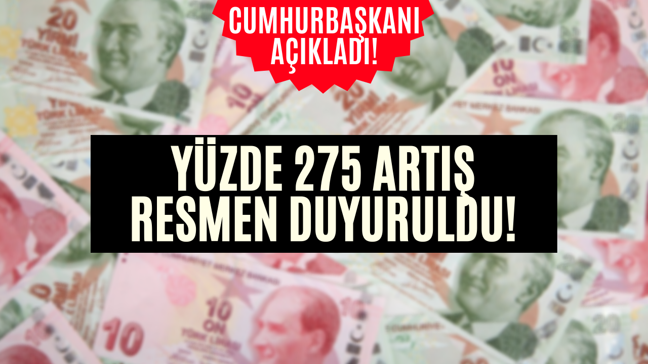 Yüzde 275 Rekor Artış Müjdesini Cumhurbaşkanı Duyurdu!