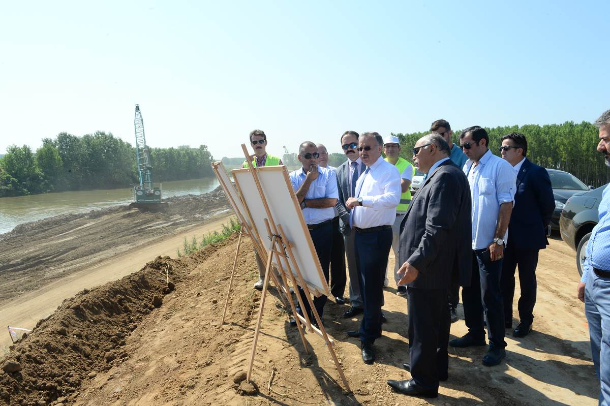 Vali Özdemir, Kanal Edirne’de İncelemelerde Bulundu