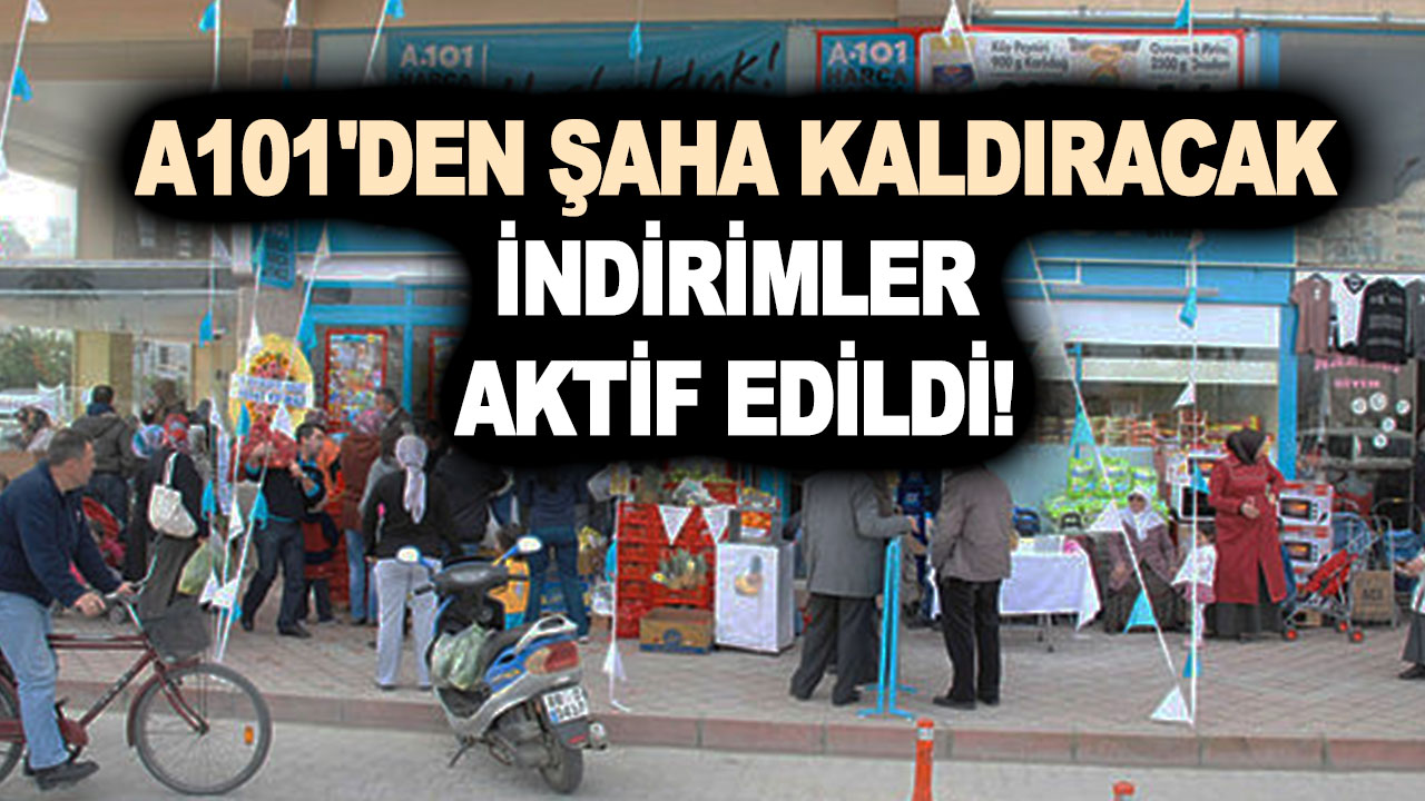 A101'den şaha kaldıracak indirimler 8-14 Ekim tarihleri arasında aktif olacak!