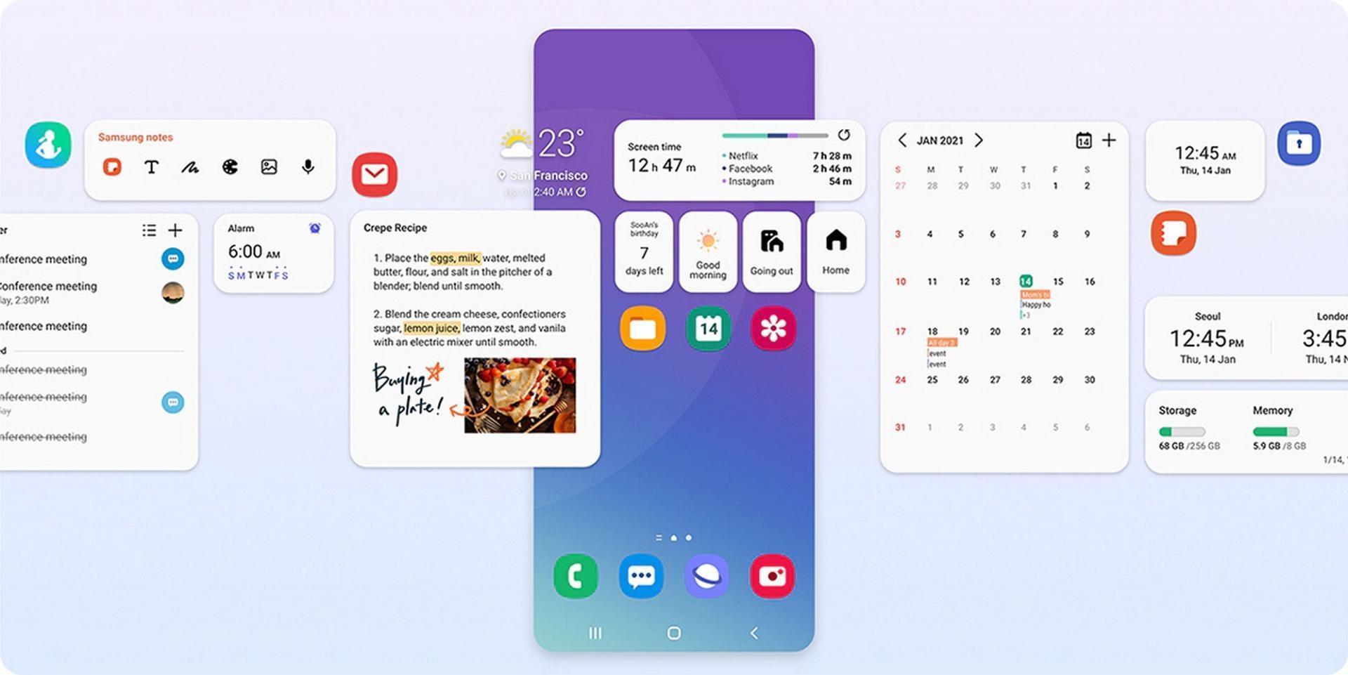 Samsung One UI 5.0 Yarın Kullanıcıların Beğenisine Sunulacak