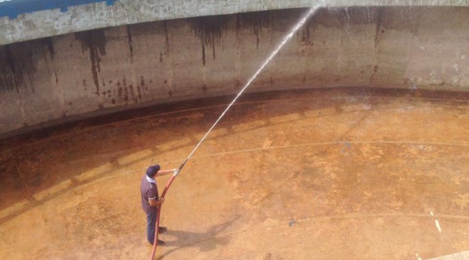 İçme Suyu Arıtma Tesisinin Yıllık Bakımı Yapıldı