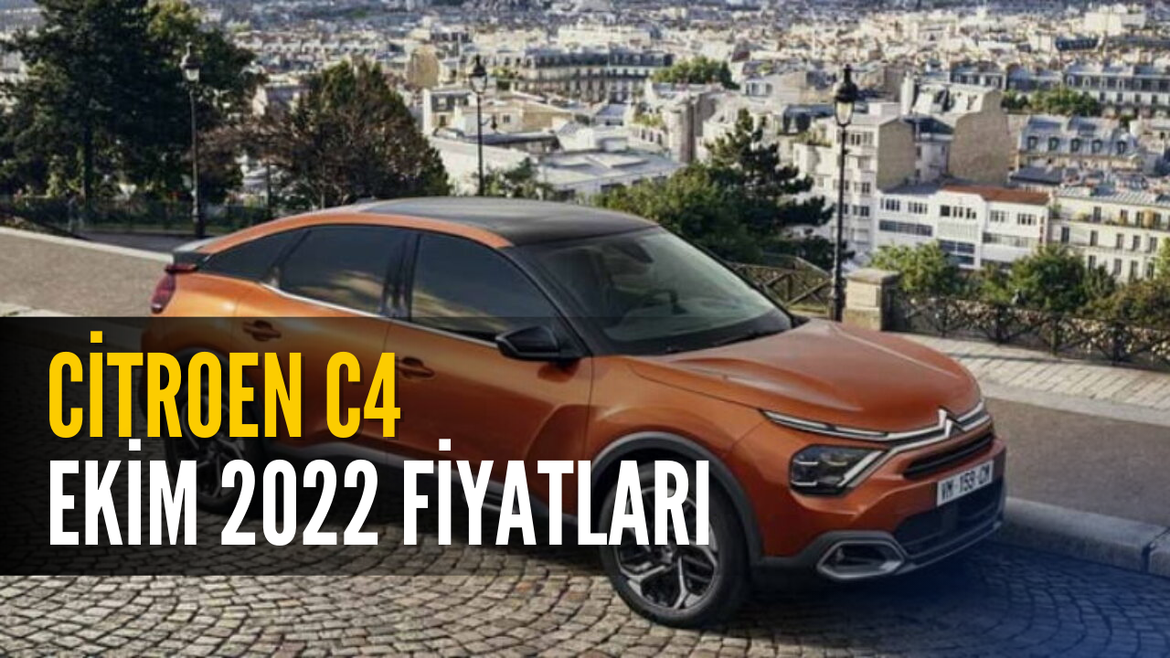 Citroen C4 Ekim Ayı Güncel Fiyat Listesi