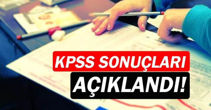 KPSS Sonuçları ÖSYM Tarafından Açıklandı!