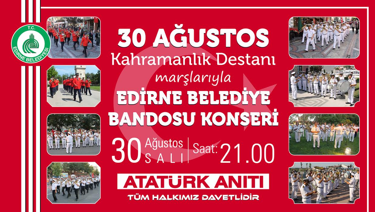 30 Ağustos Zafer Bayramı Konserine Davet