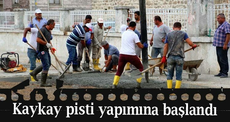 Kaykay Pisti Yapımına Başlandı