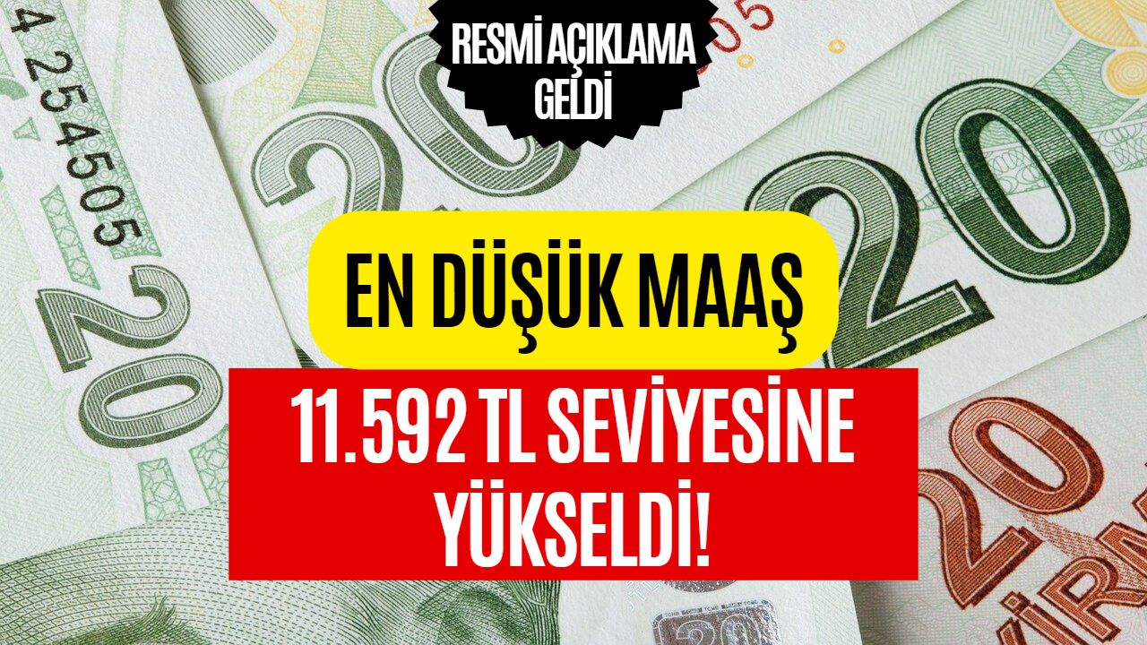 Resmi Açıklama Geldi! İşçi Maaşı En Düşük  11 Bin 592 TL Oldu!