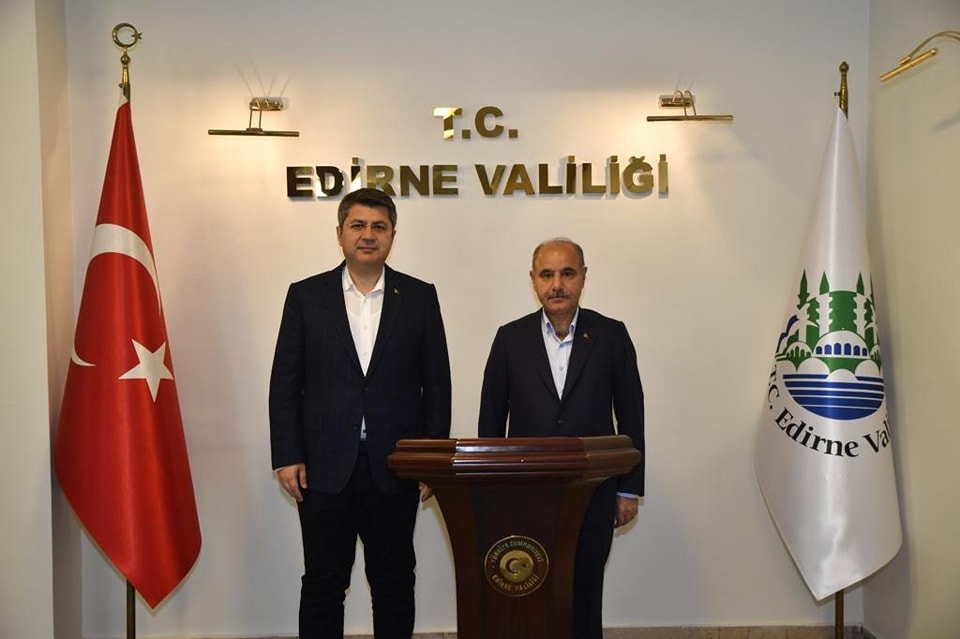 Edirne Emniyet Müdürü, Valiliği Ziyaret Etti