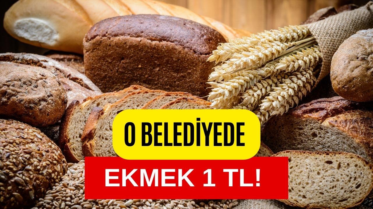 O Belediyede Ekmek 1 TL'den Satılıyor