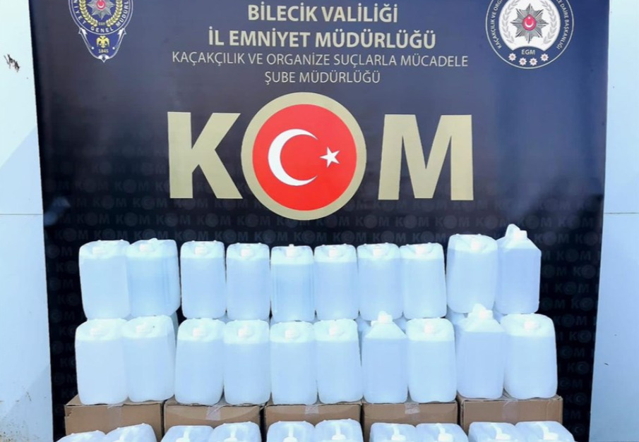 Bilecik'teki Etik Alkol Kaçakçısı Gözaltına Alındı