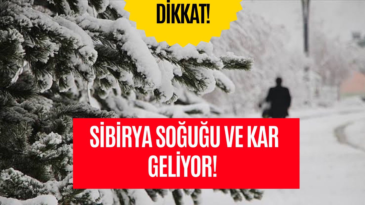 İstanbul'a Kar Yağacak! Sibirya Soğukları ve Kar İçin Tarih Verildi