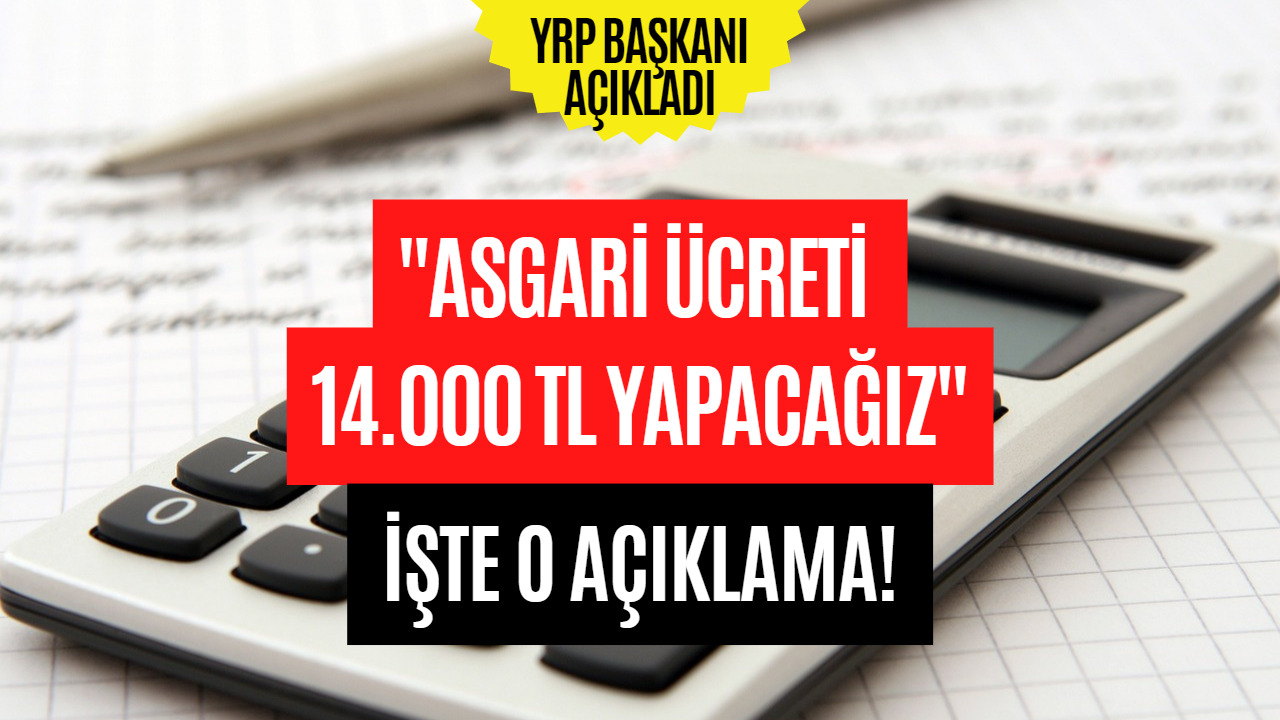 Parti Lideri Canlı Yayında Açıkladı! Asgari Ücreti 14 Bin TL Yapacağız