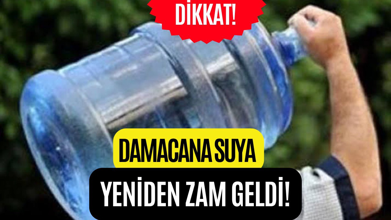 Vatandaş Su Bile İçemez Hale Gelecek! Damacana Suya Görülmemiş Zam