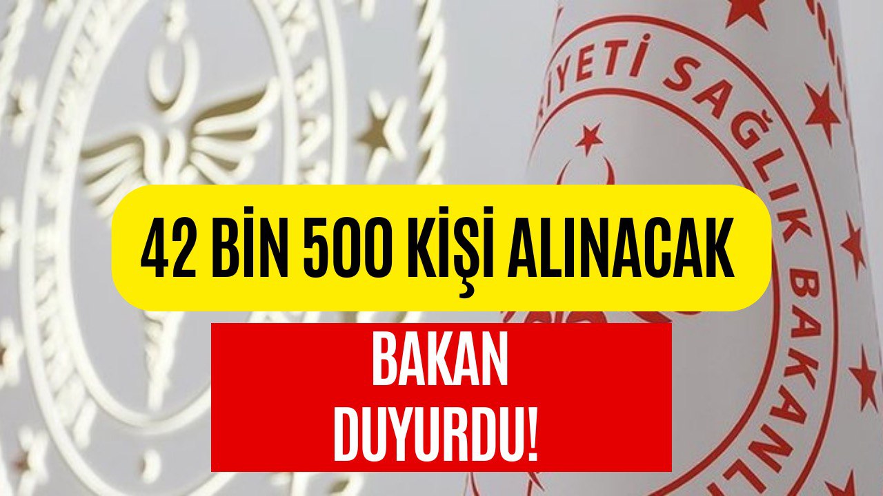 85 Bin Personel Alımına İlişkin Son Dakika! Bakan 'Hayırlı Olsun' Diyerek Duyurdu