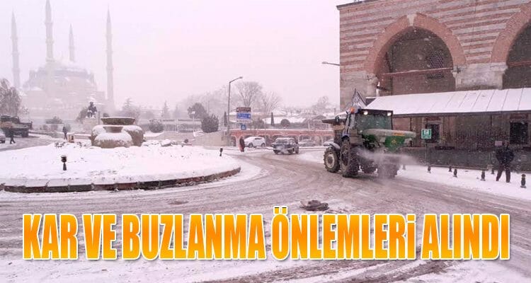 Kar ve Buzlanma Önlemleri Alındı