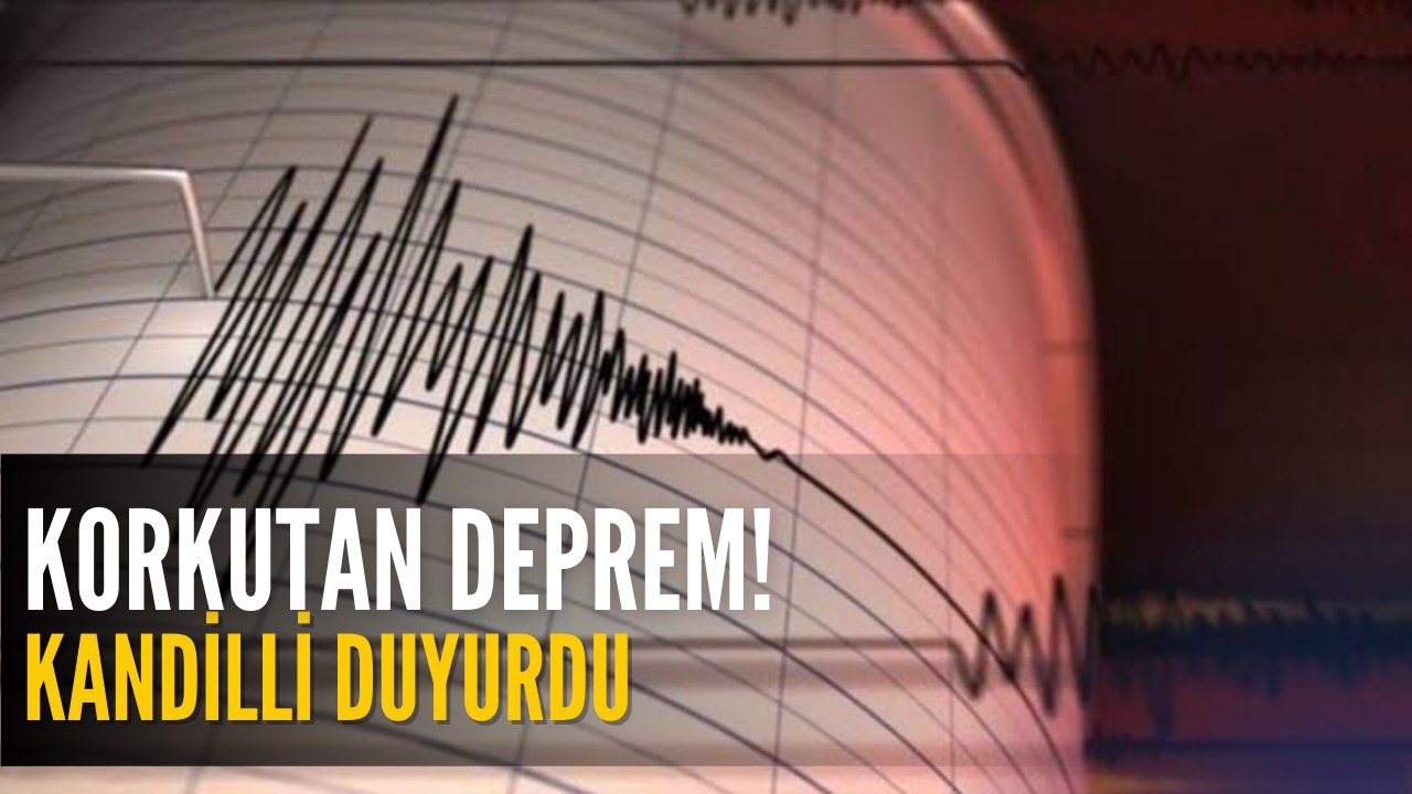 Korkutan Deprem! Çevrede de Hissedildi, Panikletti