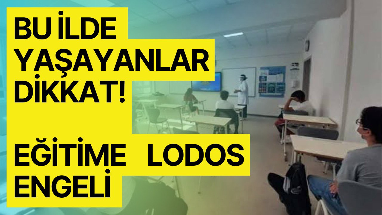 Eğitimi Lodos Fırtınası Vurdu: O İlimizde Okullar Tatil Edildi