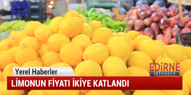 Limonun Fiyatı İkiye Katlandı