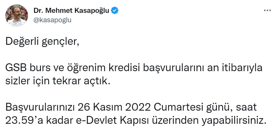 Müjdeli Haber Az Önce Geldi! Başvuruyu Kaçıranlar Bugün Başvuru Yapabilecekler