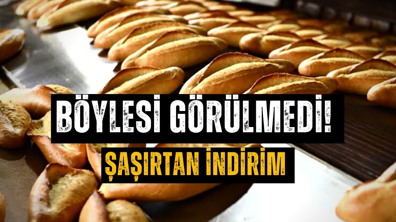 Ekmekte Yüzde 50 İndirim! Büyük İndirim İçin Tarih Verildi